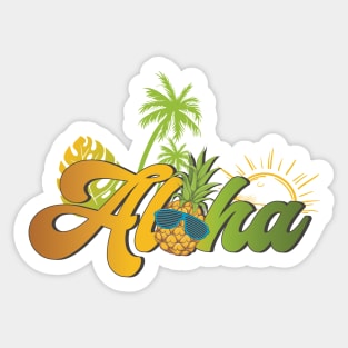 Aloha Sticker